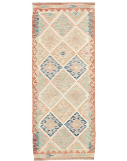 Tappeto Kilim Afghanistan beige giallo 80x198
