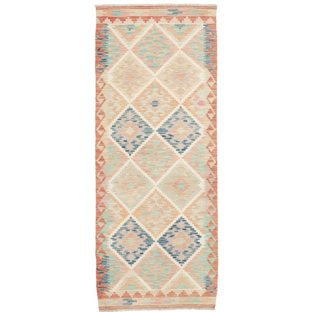 Tappeto Kilim Afghanistan beige giallo 80x198