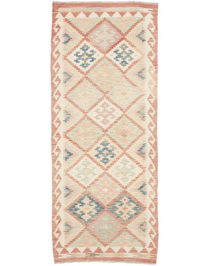Tappeto Kilim Afghanistan giallo rosso 81x201