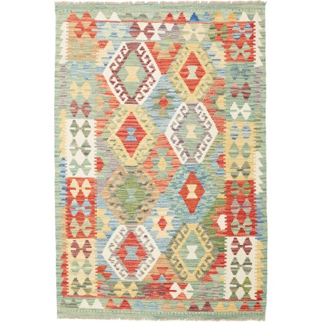 Tappeto Kilim Afghanistan marrone 103x153