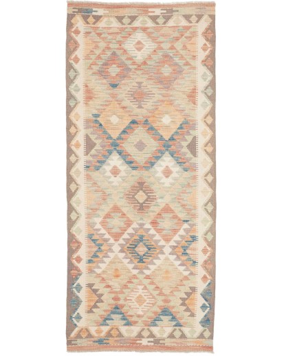 Tappeto Kilim Afghanistan marrone 81x199