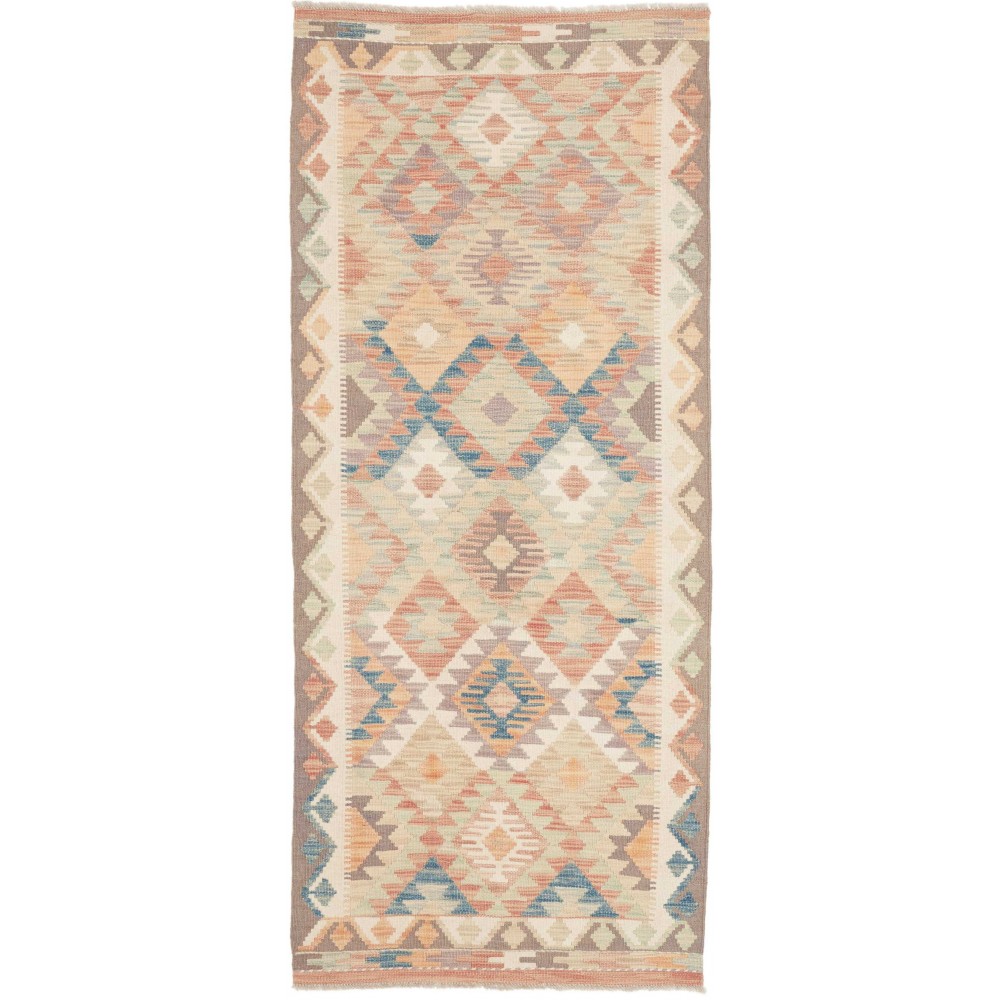 Tappeto Kilim Afghanistan marrone 81x199