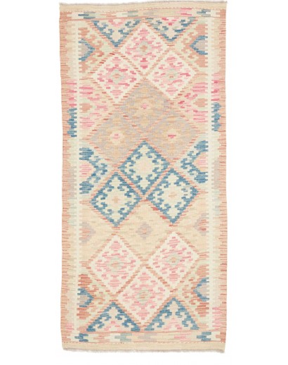 Tappeto Kilim Afghanistan giallo 84x179