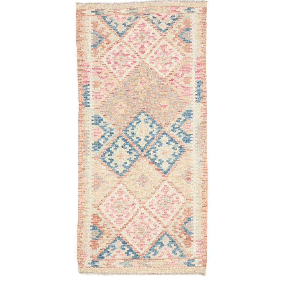 Tappeto Kilim Afghanistan giallo 84x179