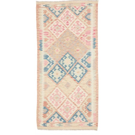 Tappeto Kilim Afghanistan giallo 84x179
