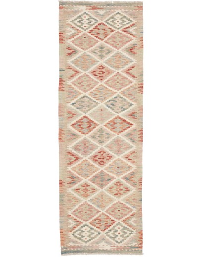 Tappeto Kilim Afghanistan beige marrone 67x197