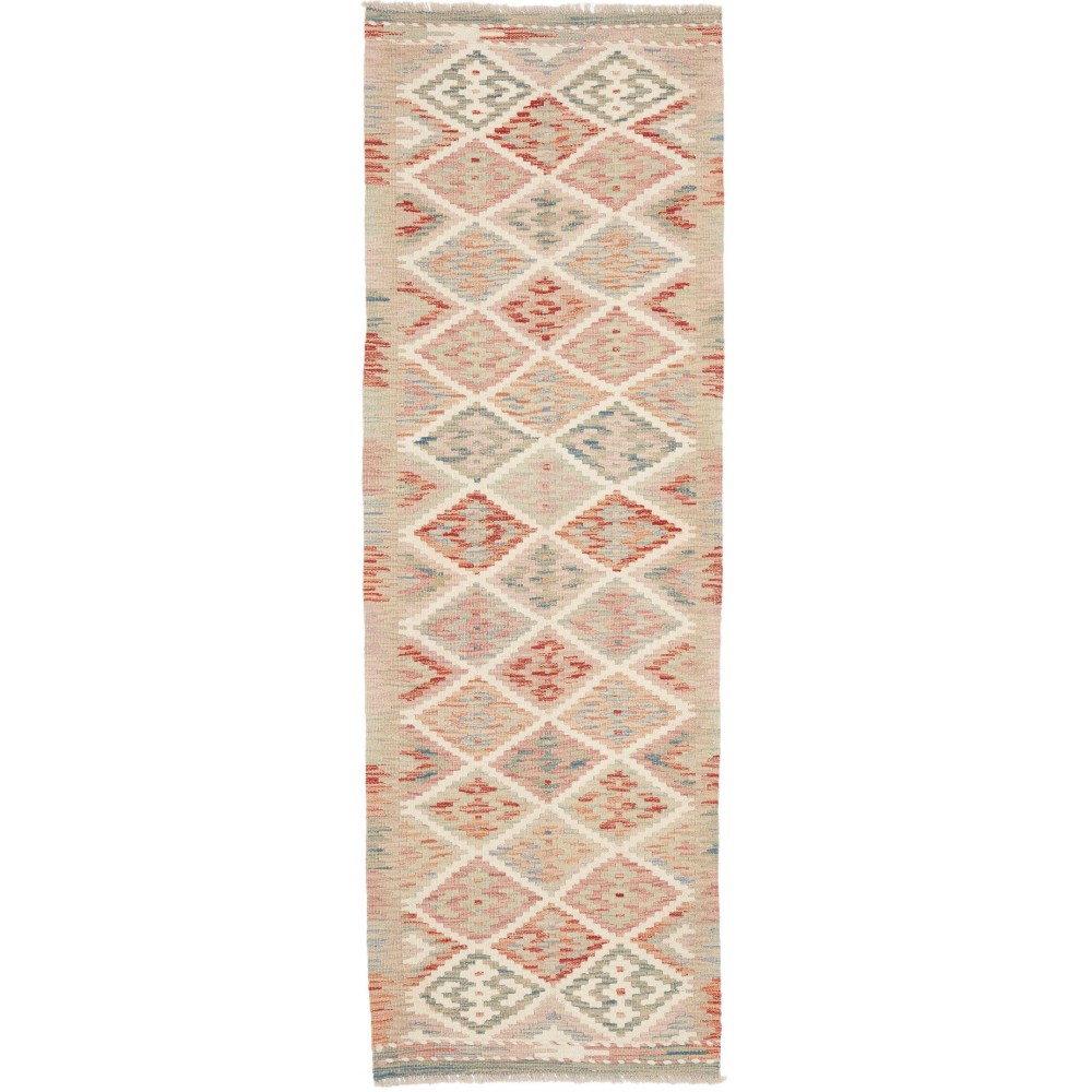 Tappeto Kilim Afghanistan beige marrone 67x197
