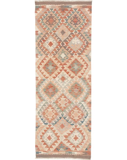 Tappeto Kilim Afghanistan marrone 66x186