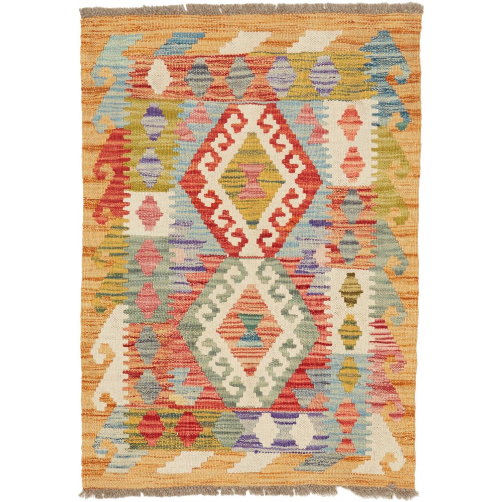 Tappeto Kilim Afghanistan marrone 60x85