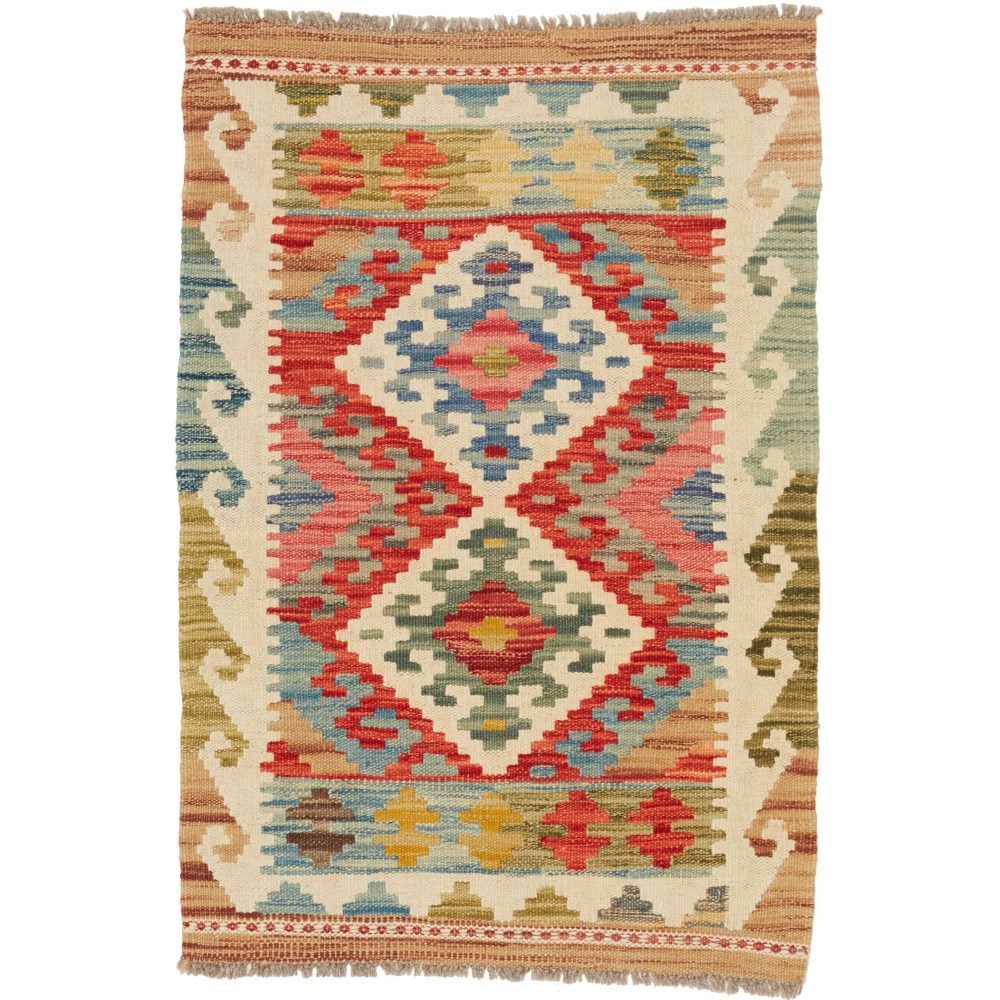 Tappeto Kilim Afghanistan marrone 60x88
