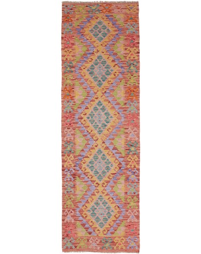 Tappeto Kilim Afghanistan marrone 75x249