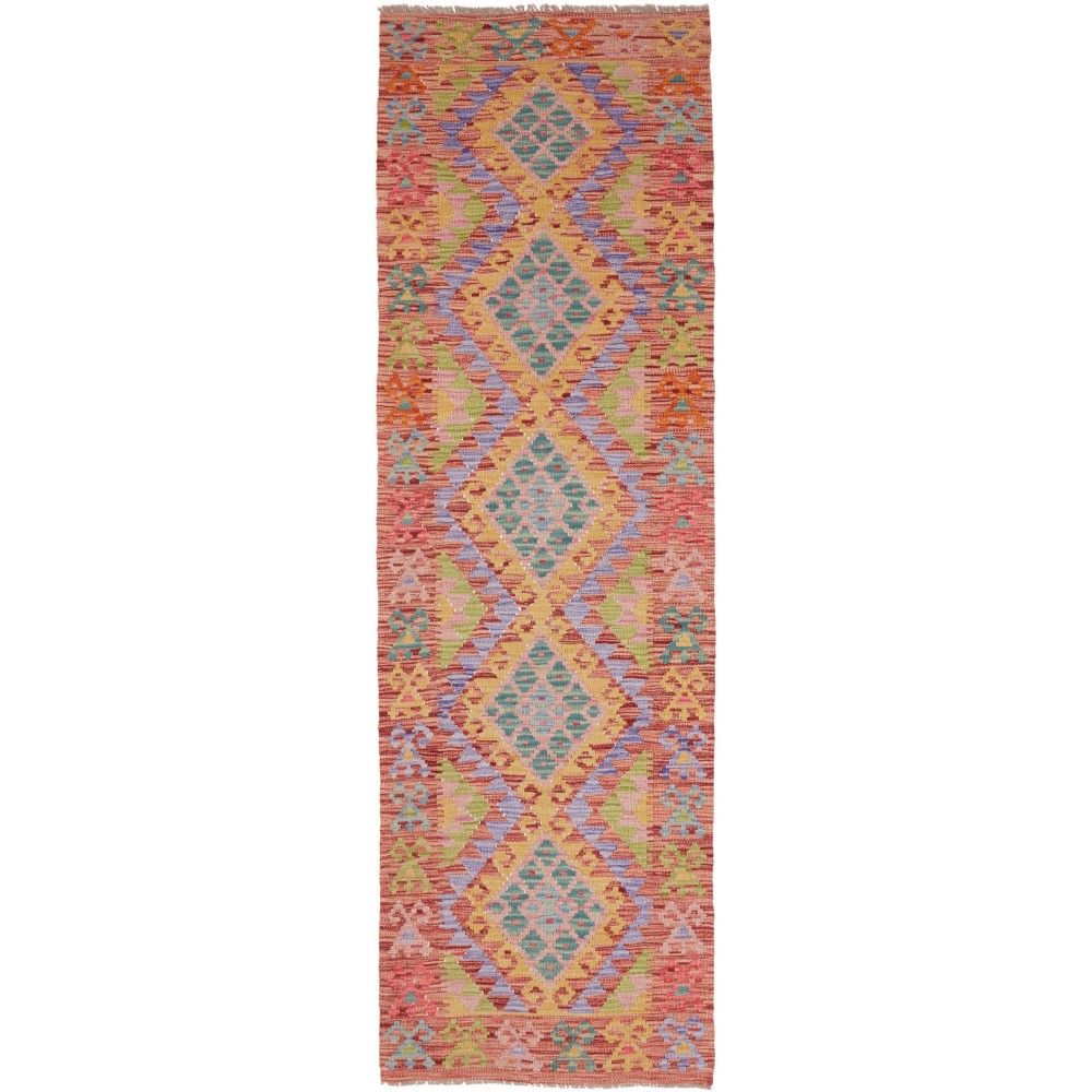 Tappeto Kilim Afghanistan marrone 75x249