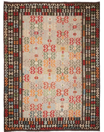 Tappeto Kilim Afghanistan marrone 259x342