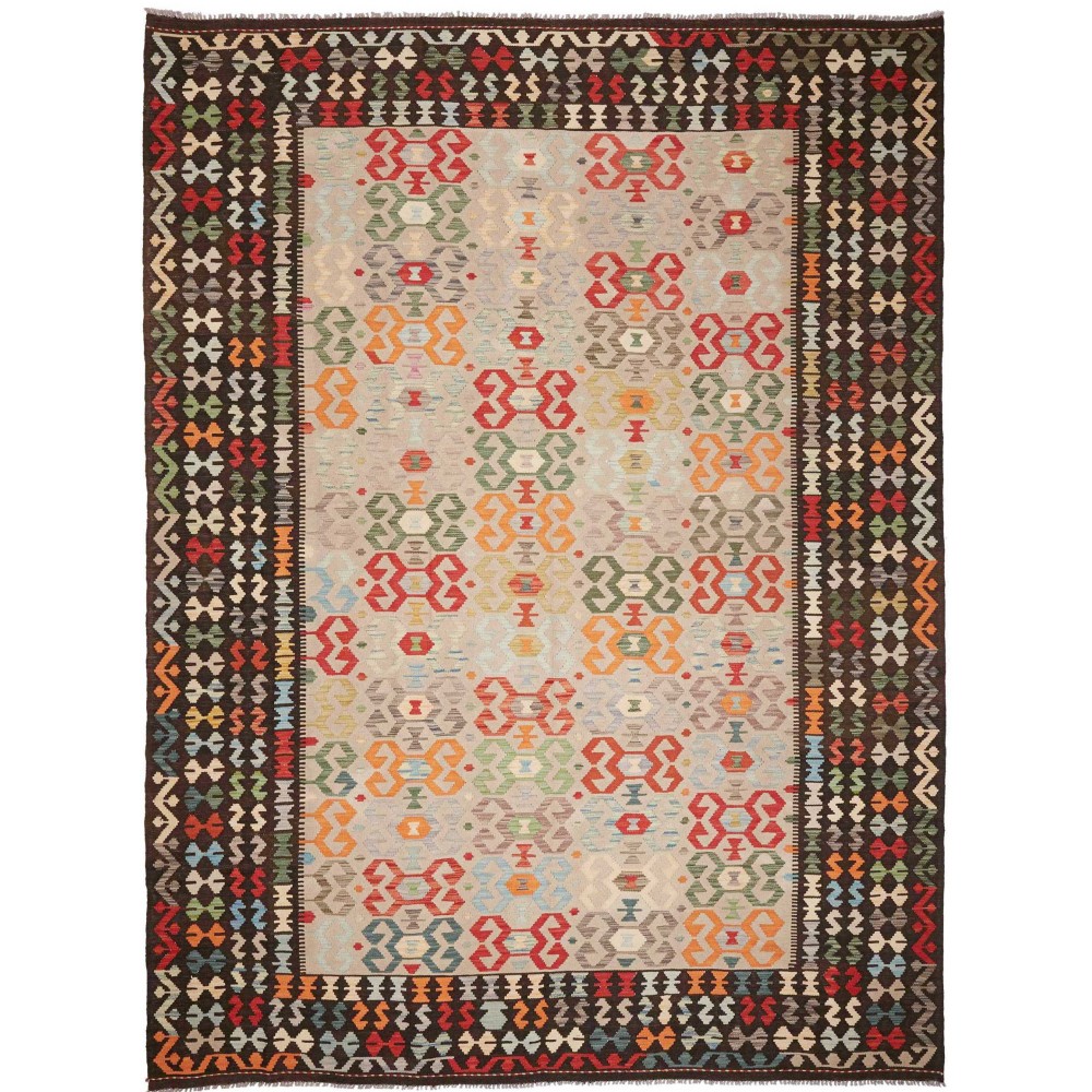 Tappeto Kilim Afghanistan marrone 259x342