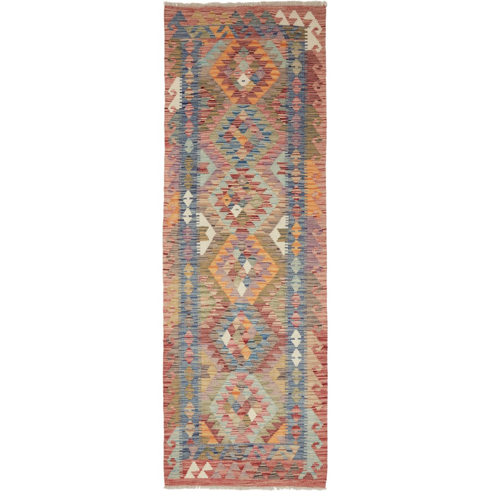 Tappeto Kilim Afghanistan marrone grigio 82x246