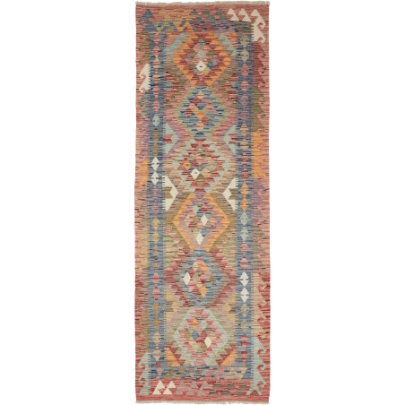 Tappeto Kilim Afghanistan marrone grigio 82x246