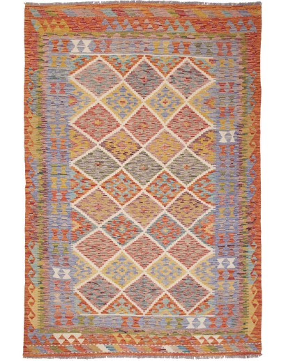 Tappeto Kilim Afghanistan marrone 169x249