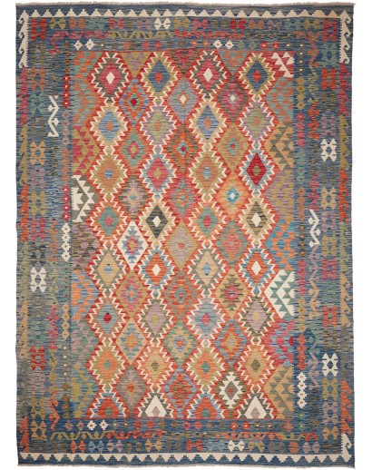 Tappeto Kilim Afghanistan bianco 252x347