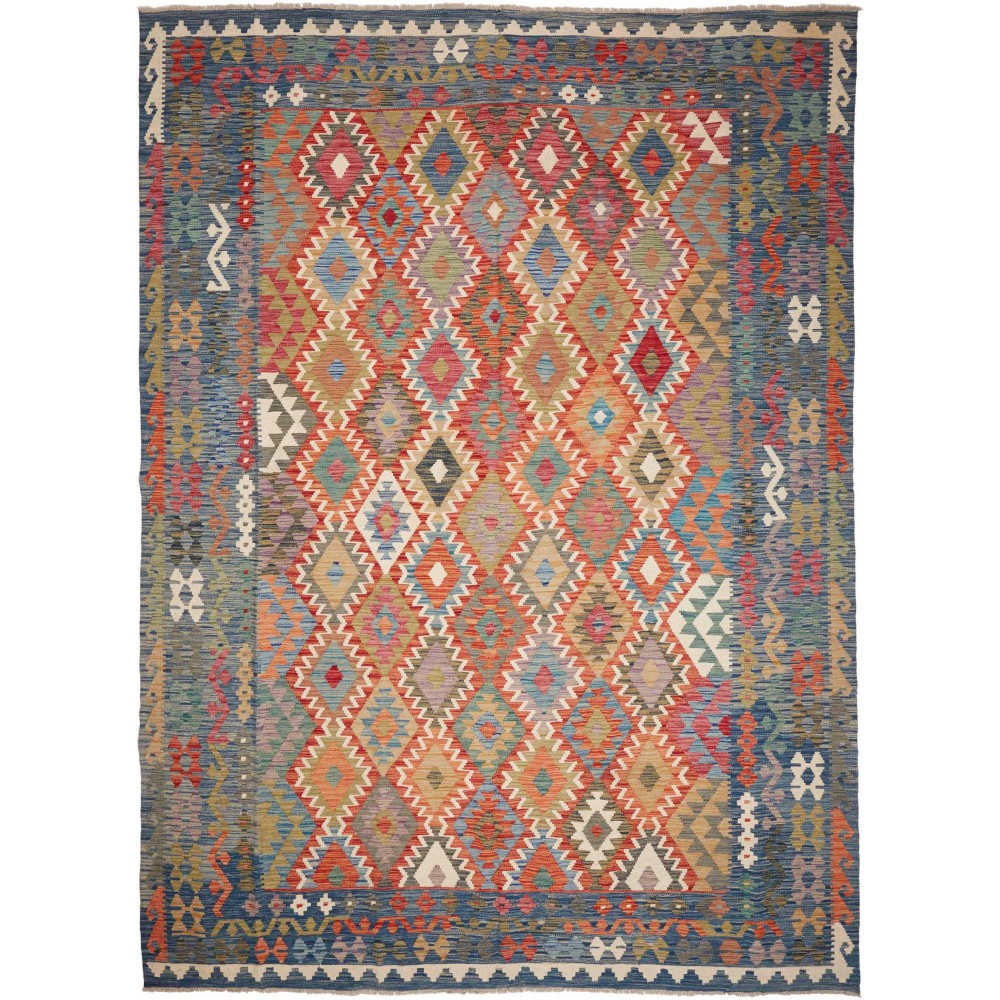 Tappeto Kilim Afghanistan bianco 252x347