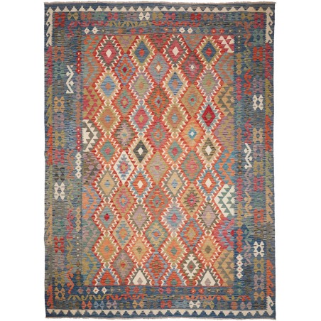 Tappeto Kilim Afghanistan bianco 252x347