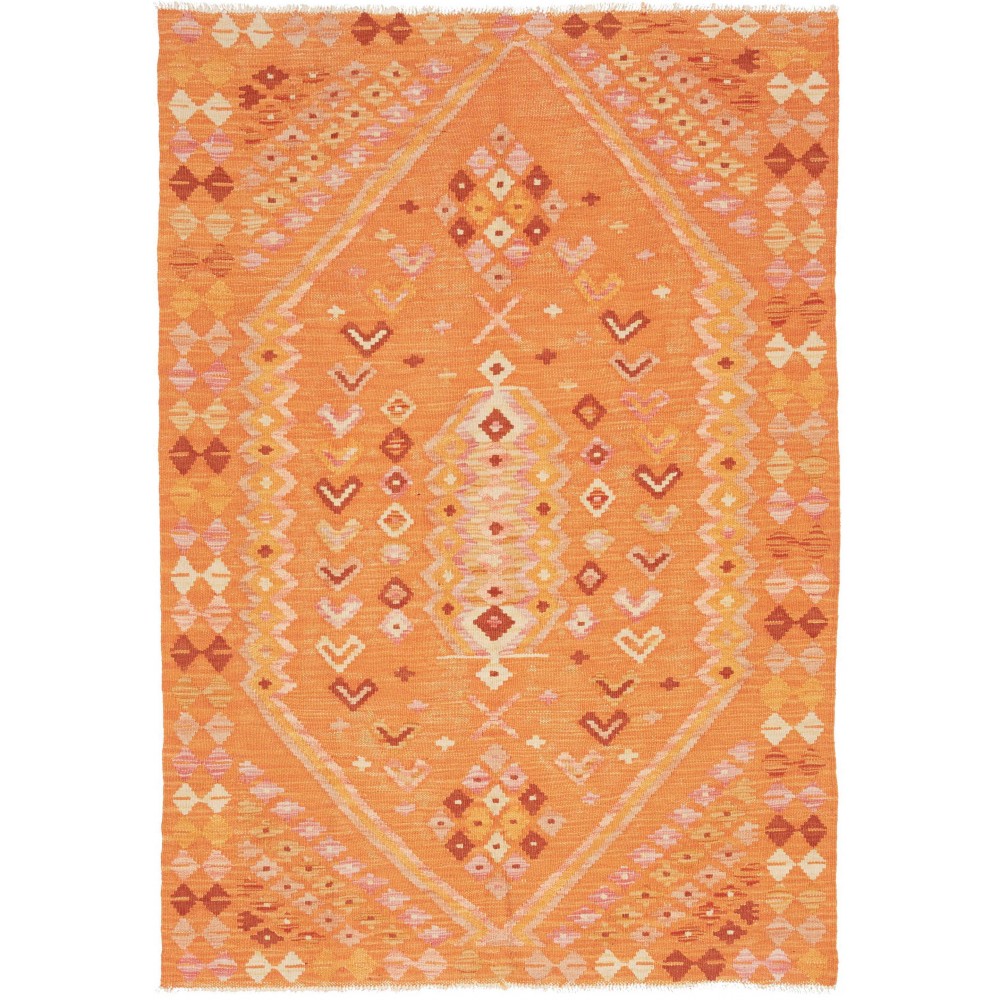 Tappeto Kilim Afghanistan marrone 105x147