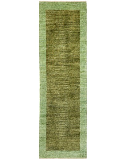 Tappeto Shayan Pakistan bianco verde 76x198