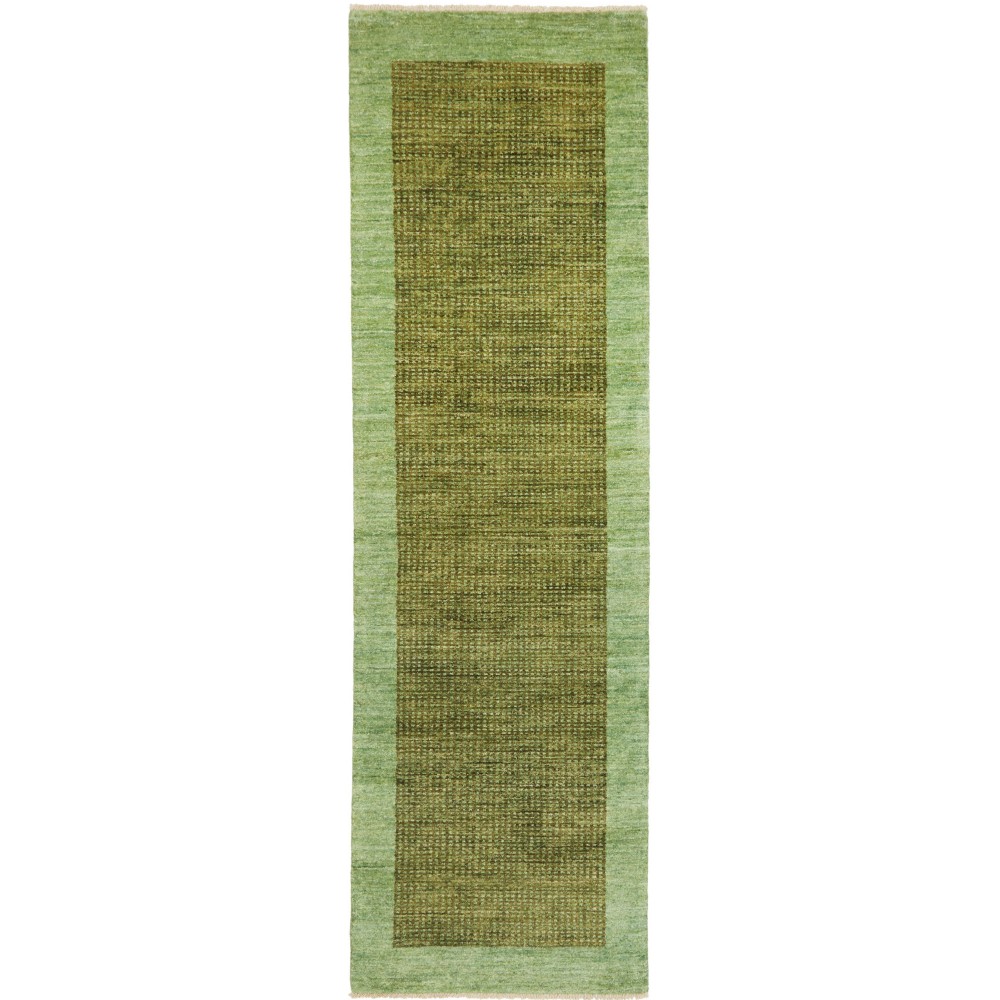 Tappeto Shayan Pakistan bianco verde 76x198