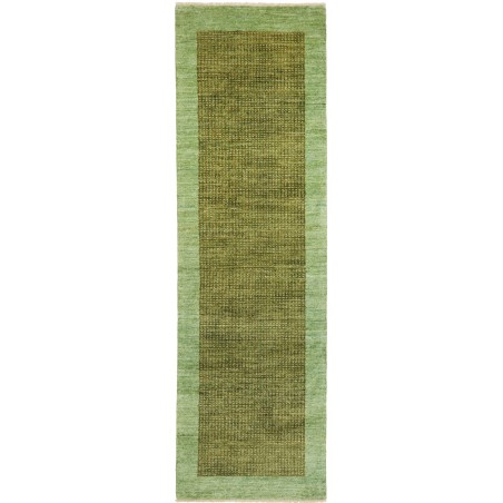 Tappeto Shayan Pakistan bianco verde 76x198