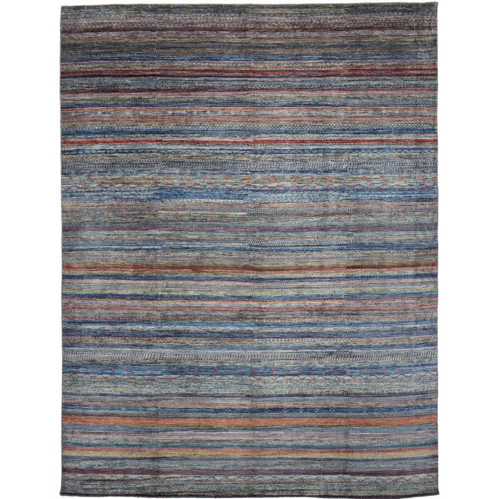 Tappeto Royal Gabbeh Pakistan azzurro grigio 262x347
