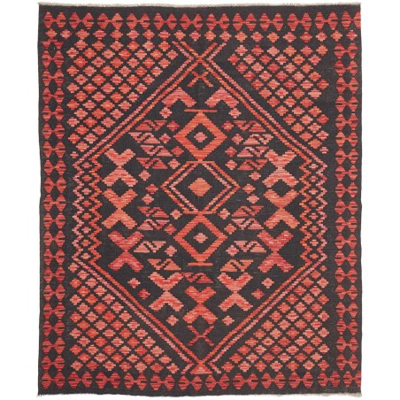 Tappeto Kilim Afghanistan rosso 160x196