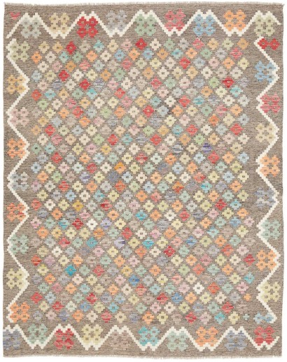 Tappeto Kilim Afghanistan marrone 156x193