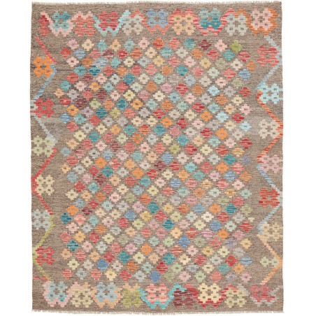 Tappeto Kilim Afghanistan marrone 156x192