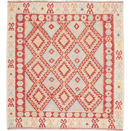 Tappeto Kilim Afghanistan giallo 167x179