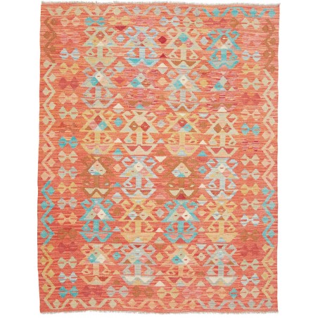 Tappeto Kilim Afghanistan arancione 148x197
