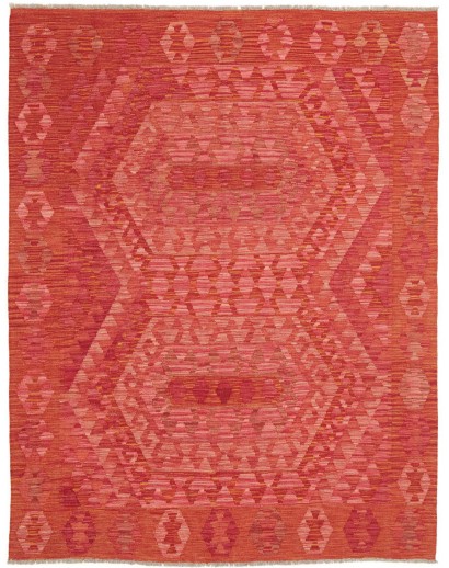 Tappeto Kilim Afghanistan rosso 156x198