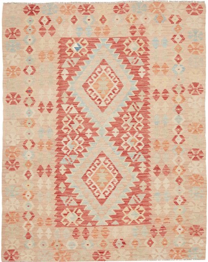 Tappeto Kilim Afghanistan marrone 144x187