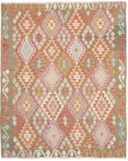 Tappeto Kilim Afghanistan marrone 153x195