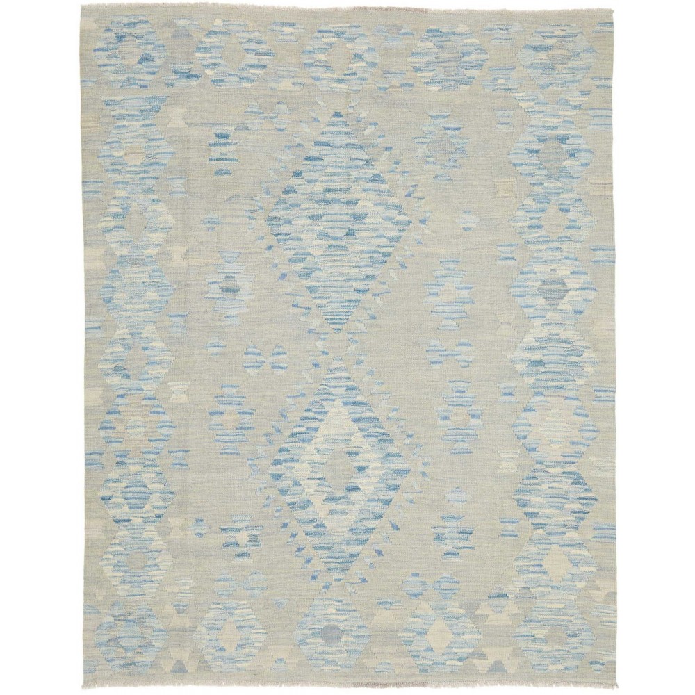 Tappeto Kilim Afghanistan beige azzurro 152x196