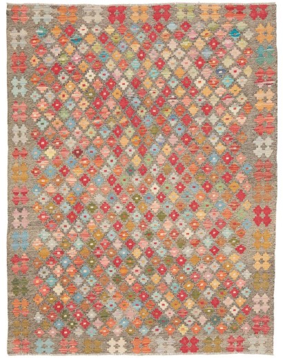 Tappeto Kilim Afghanistan marrone 150x198
