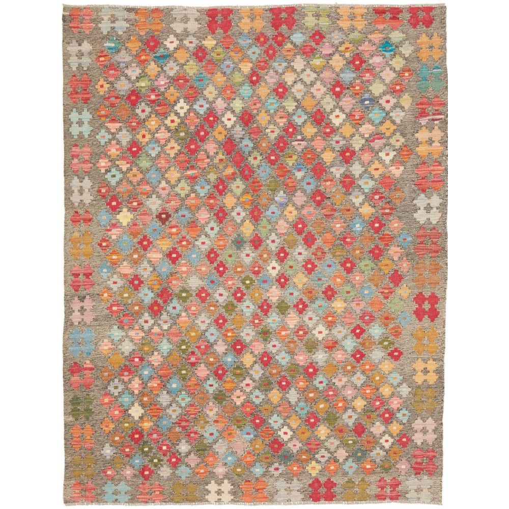 Tappeto Kilim Afghanistan marrone 150x198