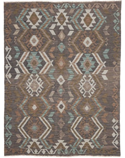 Tappeto Kilim Afghanistan azzurro 155x202