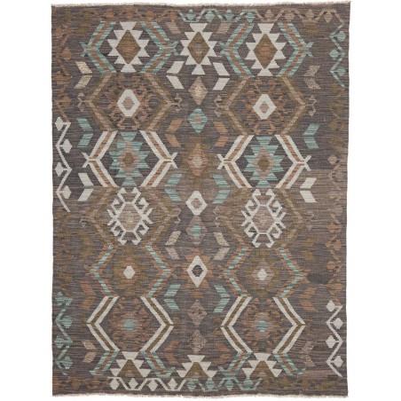 Tappeto Kilim Afghanistan azzurro 155x202