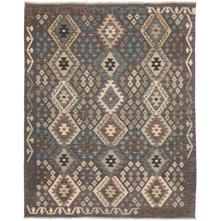 Tappeto Kilim Afghanistan azzurro 158x197