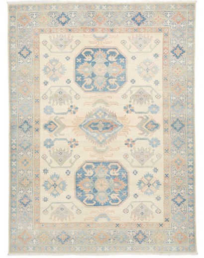 Tappeto Kazak Afghanistan bianco 153x207