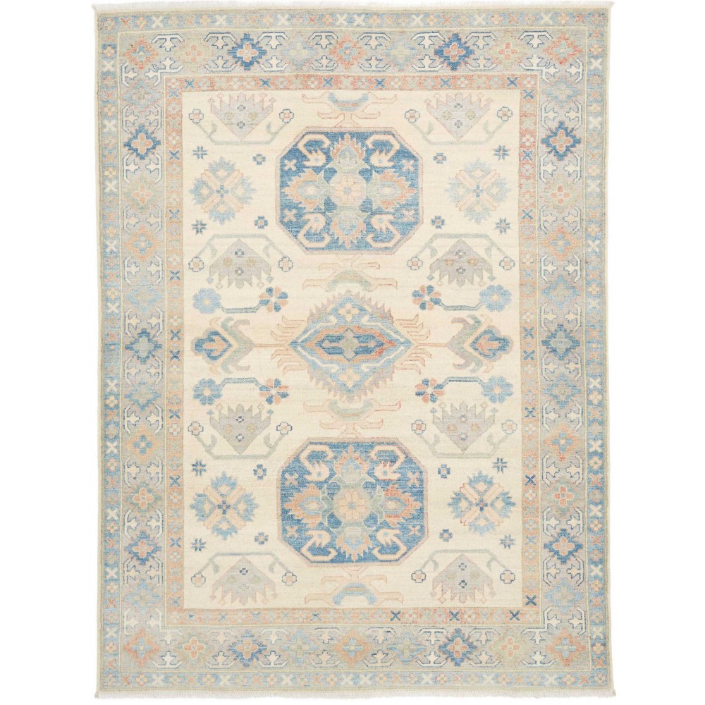 Tappeto Kazak Afghanistan bianco 153x207