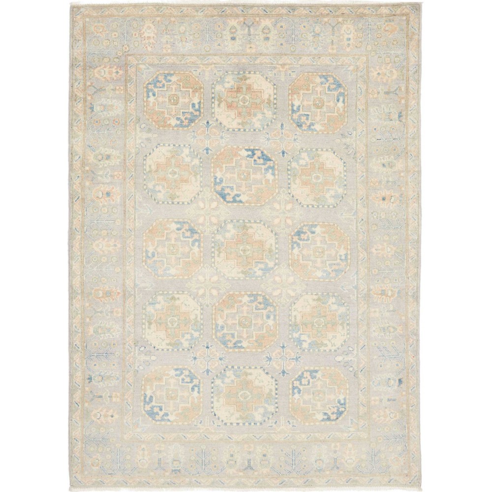 Tappeto Kazak Afghanistan bianco 144x198