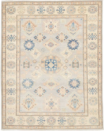Tappeto Kazak Afghanistan bianco 156x196
