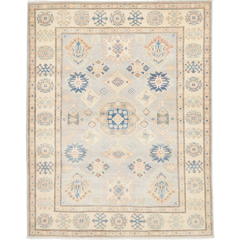Tappeto Kazak Afghanistan bianco 156x196