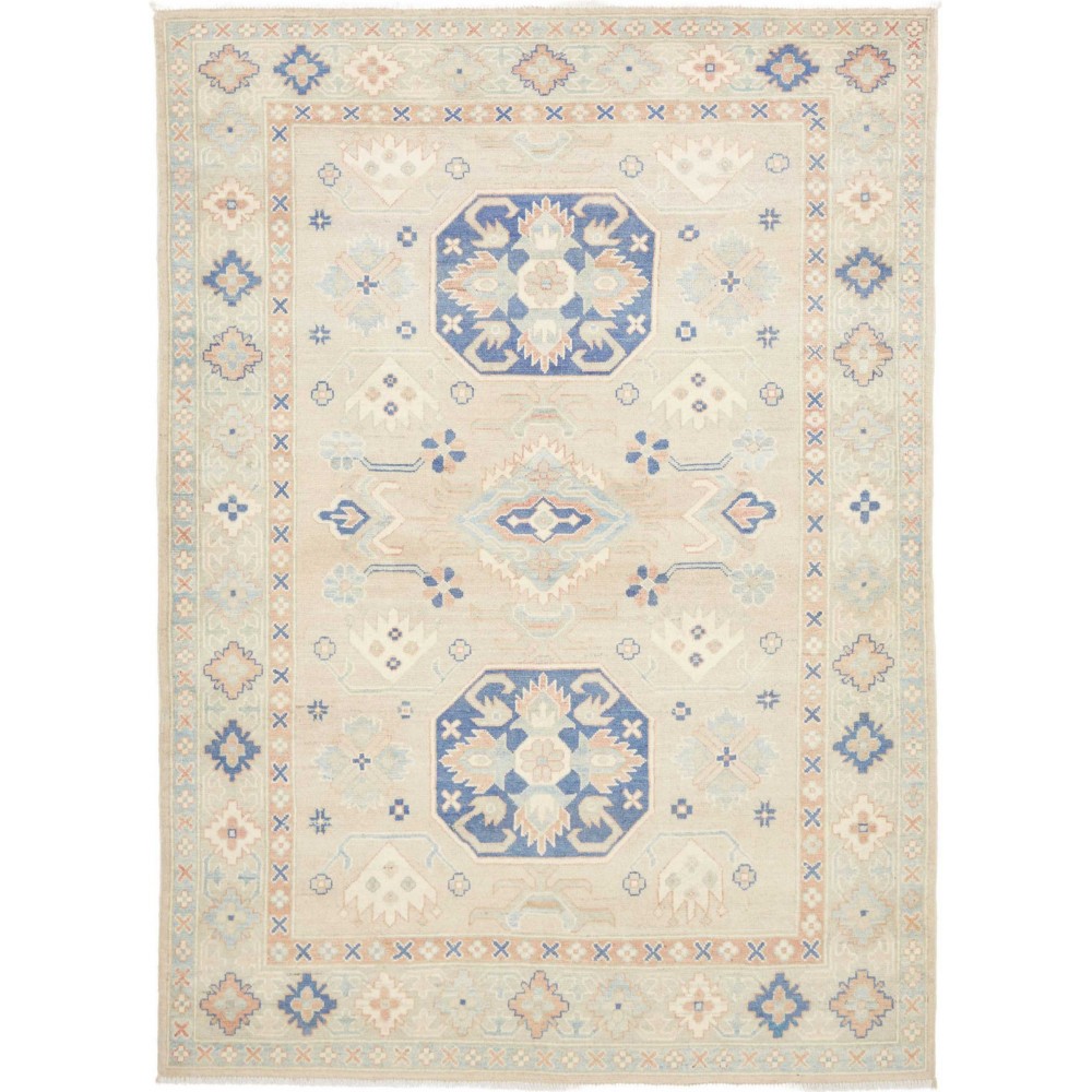 Tappeto Kazak Afghanistan bianco 154x210