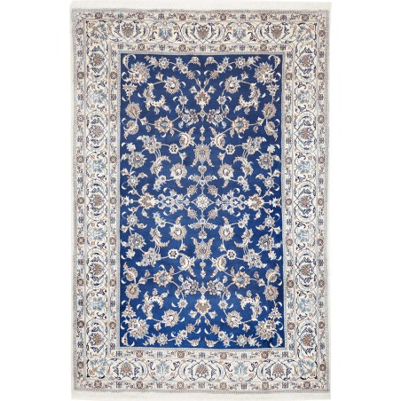 Tappeto Nain Kashmar Persia grigio blu 201x300